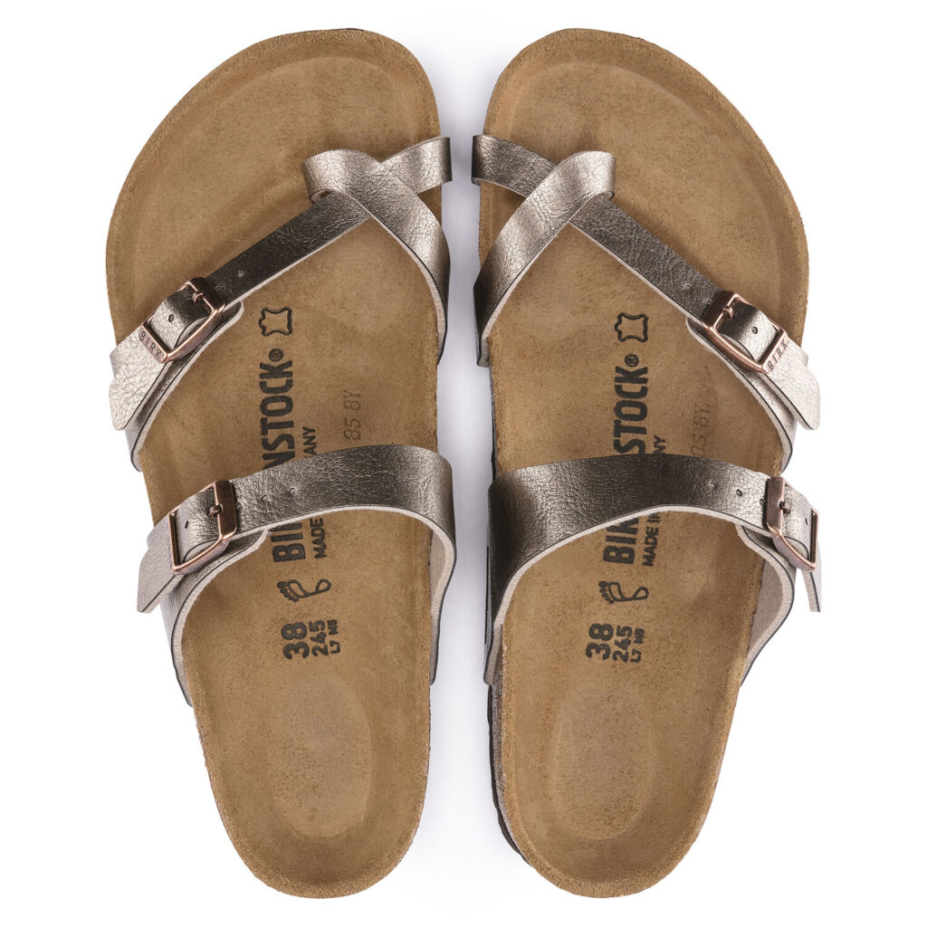 Birkenstock Mayari Birko-flor Sandals in graceful taupe - top view