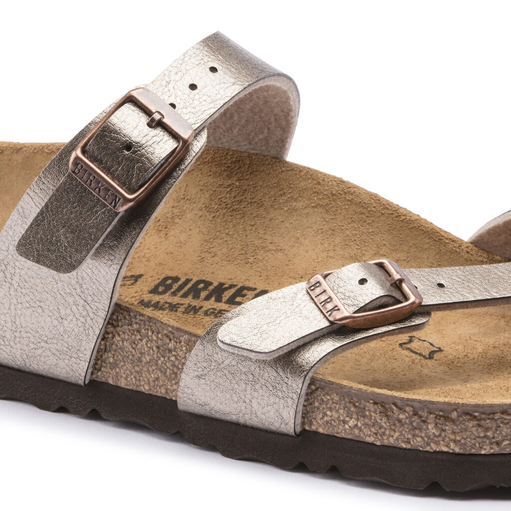 Birkenstock Mayari Birko-flor Sandals in graceful taupe - side view