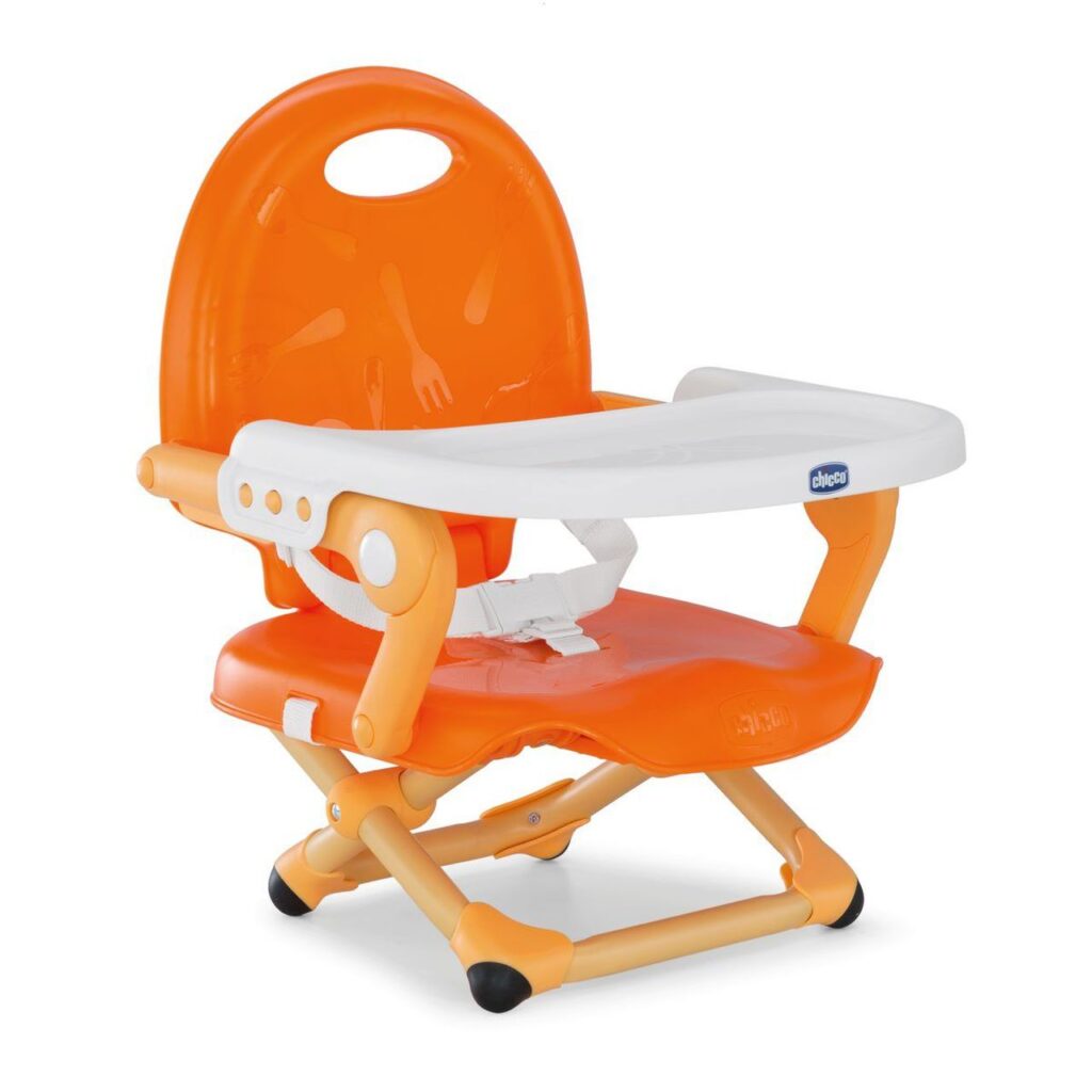 Chicco Pocket Snack Booster Seat in mandarino orange