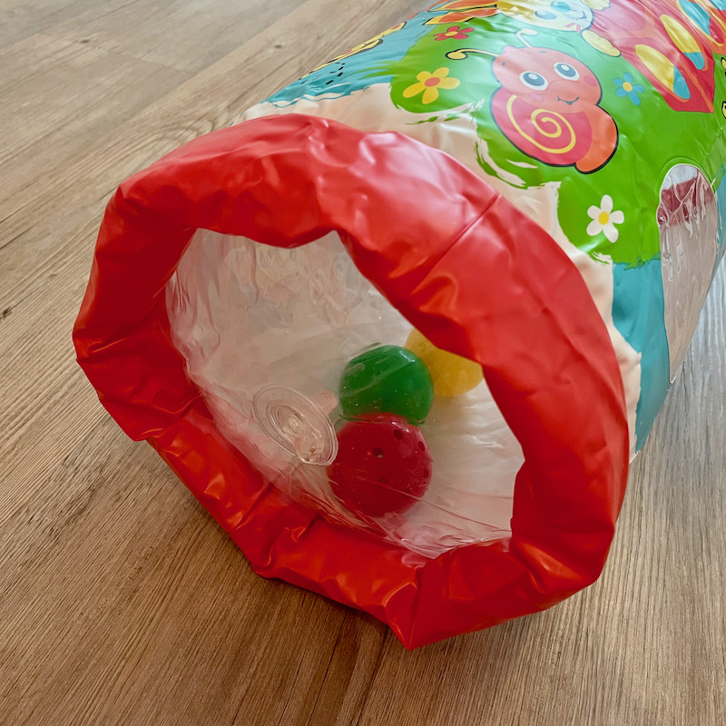 Playgro inflatable roller end view