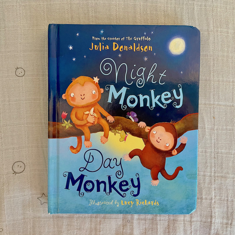 Night Monkey Day Monkey Board Book