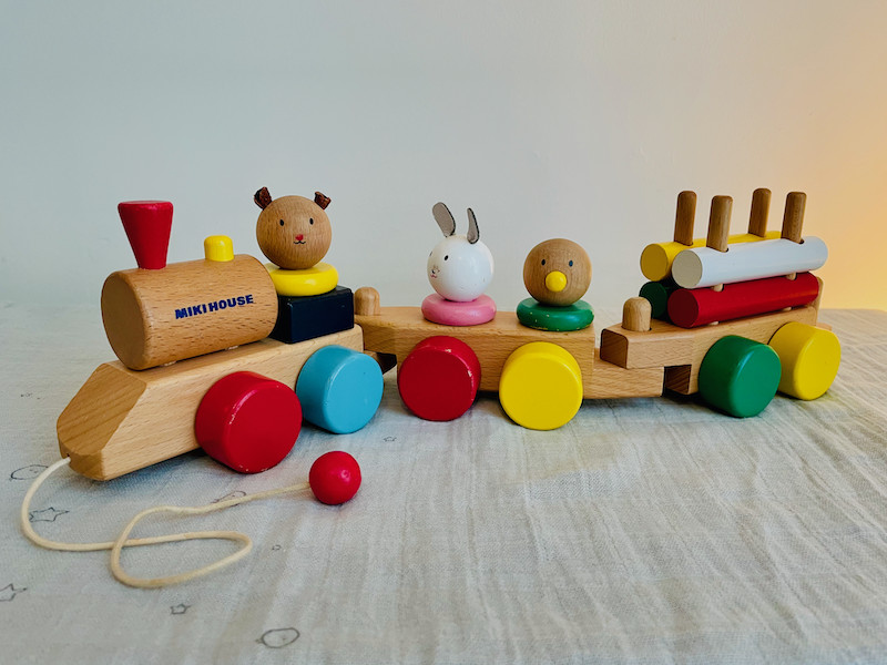 Miki House Wooden Train Toy