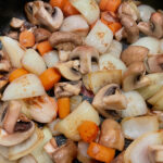 JP curry Step2 add carrots and mushrooms