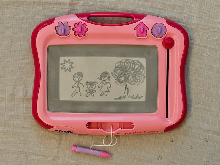 Pink Tomy MegaSketcher from Argos